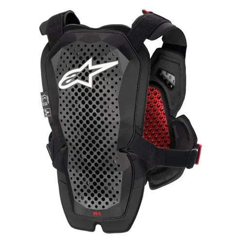 Alpinestars A-1 Pro Chest Protection (Anthracite Black Red, Medium/Large)