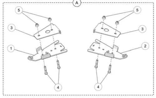 Camso Front Bracket Kit (1004-05-0190)