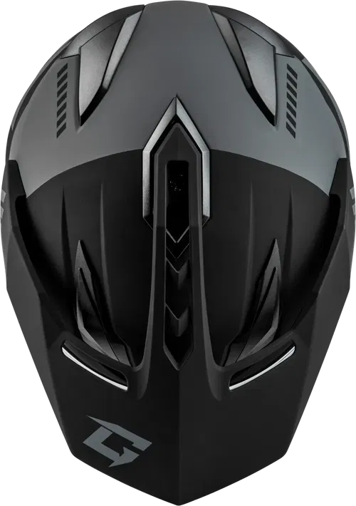Gmax GM-11 Ronin Snow Helmet with Electric Shield (Matte Black/Silver, Medium)