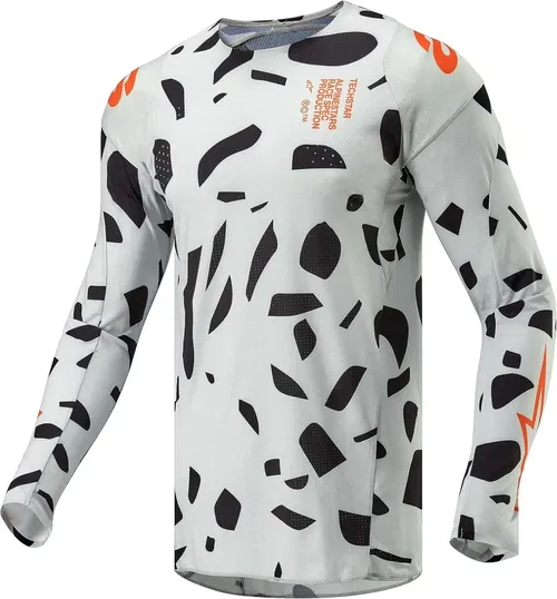 Alpinestars Techstar Rantera Jersey - Haze Camo | MX Fit, Ventilation, Flex