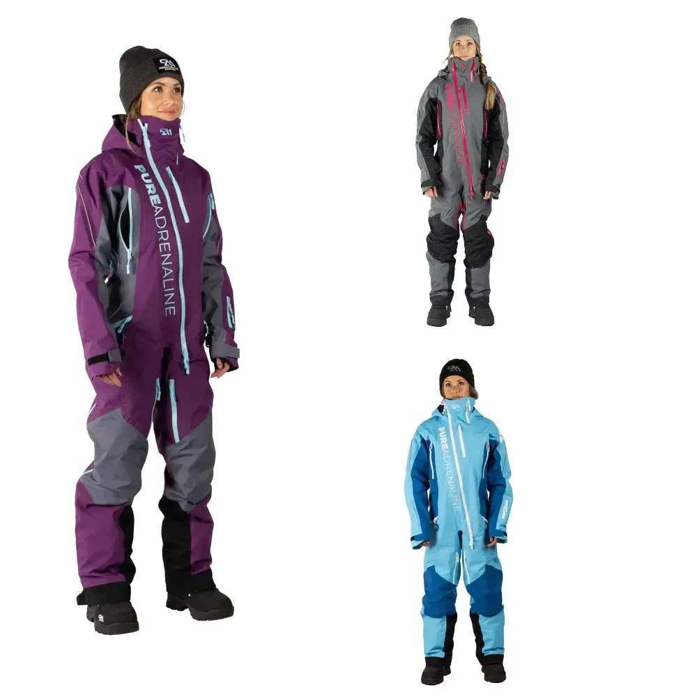 Pure Adrenaline Women's Drop Suit Shell Winter Suit for Snowmobile, Ski Sports