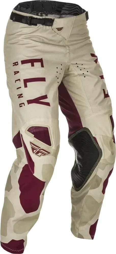 Fly Racing Kinetic K221 Pants (Stone/Berry, 24) –Flexible & Race-Ready Gear