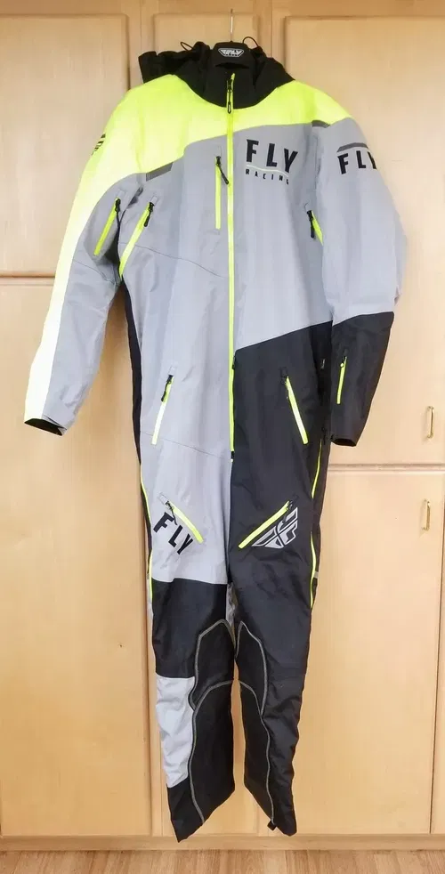 Fly Racing Cobalt Shell SB Monosuit (Black/Grey/Hi-Vis, XX-Large)
