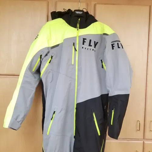 Fly Racing Cobalt Shell SB Monosuit (Black/Grey/Hi-Vis, XX-Large)