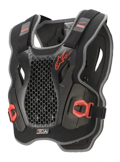 Alpinestars Bionic Action Chest Protection (Black Red, X-Large/XX-Large)
