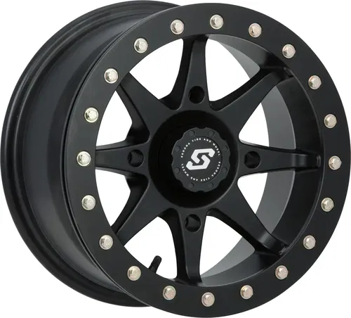 Sedona Storm Beadlock ATV/UTV Wheel Black, 14X7 4/156 4+3