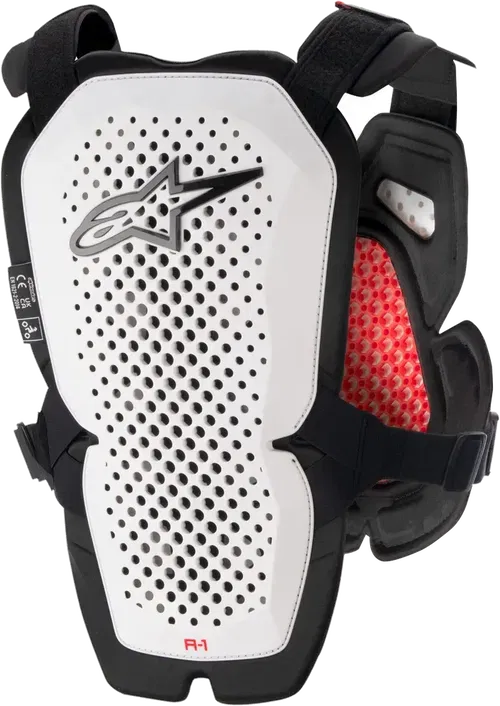Alpinestars A-1 Pro Chest Protection (White Black Red, XX-Large)