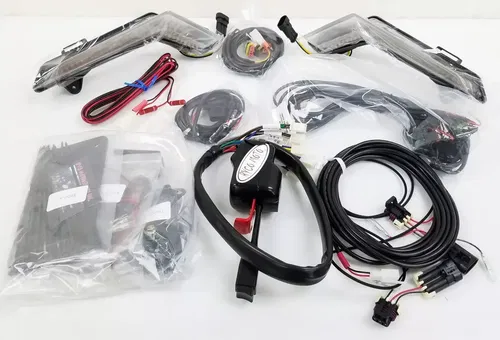 Ryco Moto 8103A-8002 Street Legal Kit With Front White Accent, Amber Chase