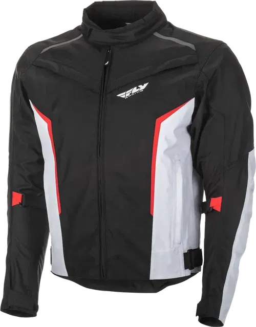 Fly Racing Launch Jacket (Black/White/Red, XX-Large)