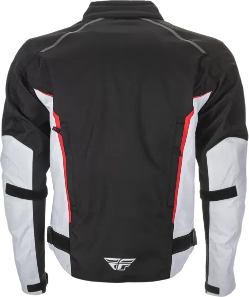 Fly Racing Launch Jacket (Black/White/Red, XX-Large)