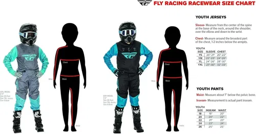 Fly Racing Youth F-16 Motocross & Mountain Bike Pants - Protective Pants for