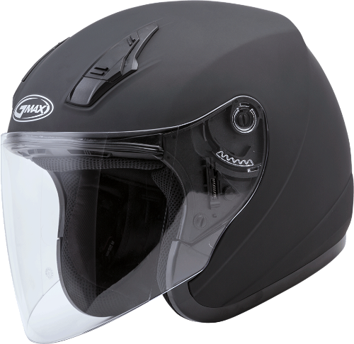 GMAX OF-17 Open-Face Street Helmet (Matte Black, Large)