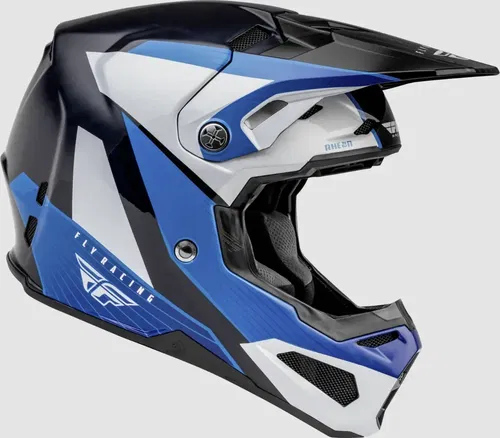 Fly Racing 2022 Youth Formula Carbon Prime Helmet Blue/White/Blue-L | MX