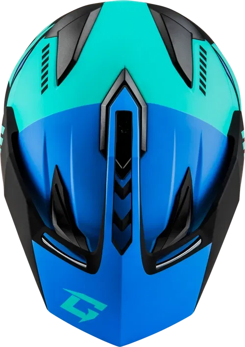 Gmax GM-11 Ronin Snow Helmet with Electric Shield (Matte Black/Blue, Medium)