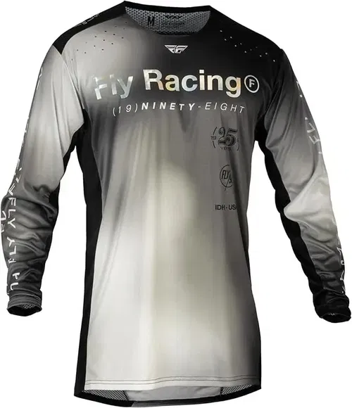 Fly Racing Lite Light Grey Jersey + Pant Gear Set - For Dirt Bike, MTB, BMX