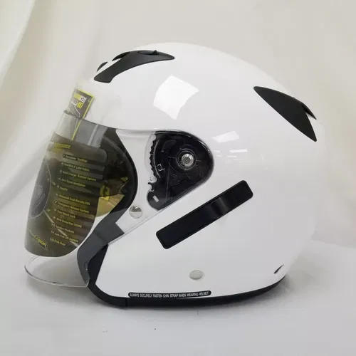 Scorpion Exo-Ct220 Open-Face Helmet Gloss White Xs
