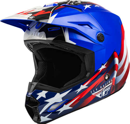 Fly Racing Kinetic Patriot Helmet (Youth Large)