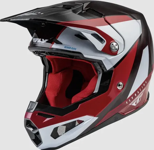 Fly Racing 2022 Adult Formula Carbon Prime Red/White/Red-XS | MX UltraLight