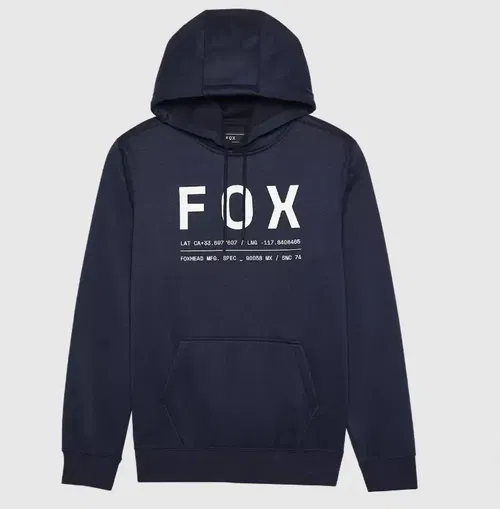 Fox Racing Non Stop Medium Pullover Hoodie, Midnight Blue