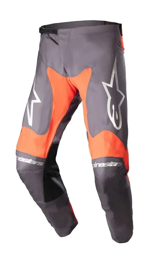 Alpinestars Racer Hoen Pants Magnet/Hot Orange-36 | MX Pro Fit & Flex