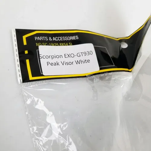 SCORPION EXO EXO-GT930 PEAK VISOR GLOSS WHITE