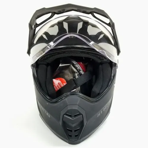 Fly Racing Trekker Solid Helmet (Matte Black, Large)