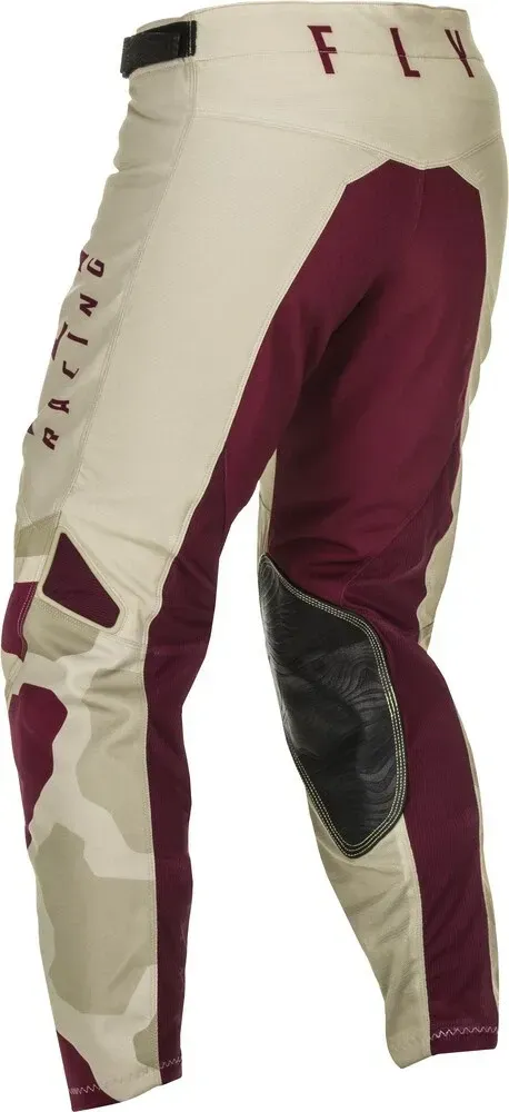Fly Racing Kinetic K221 MX Pants - Stone/Berry, 18 - Pro Performance