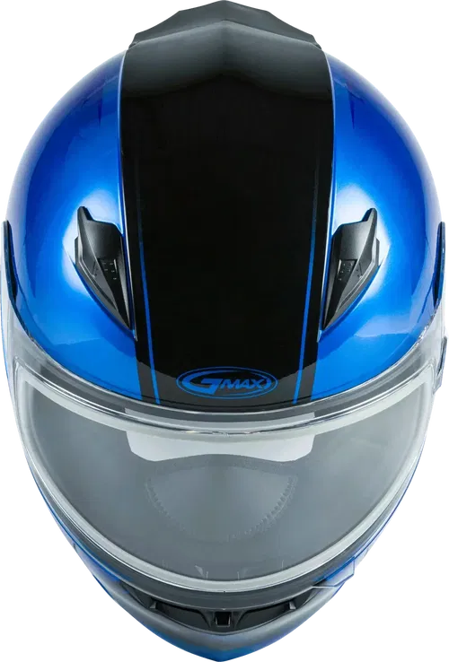 GMAX FF-49S Full-Face Dual Lens Shield Snow Helmet (Blue/Black, X-Large)