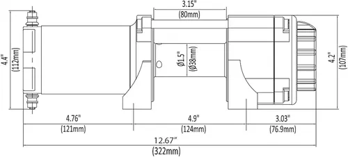 KFI 3000LB WINCH KIT