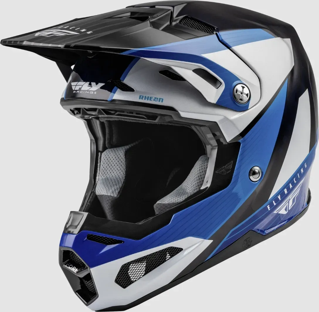 Fly Racing 2022 Youth Formula Carbon Prime Helmet Blue/White/Blue-L | MX