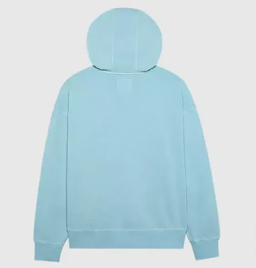 Fox Racing Wordmark Medium Oversized Pullover Hoodie, Light Blue