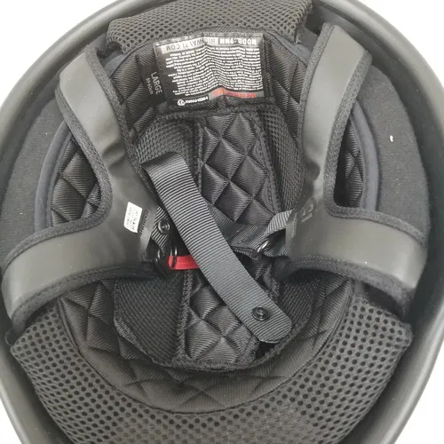 9MM GERMAN BEANIE HELMET MATTE BLACK LG