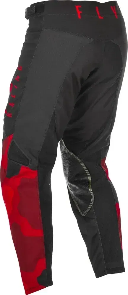 Fly Racing Kinetic K221 MX Pants - Red/Black, Size 18 - Durable & Race-Ready