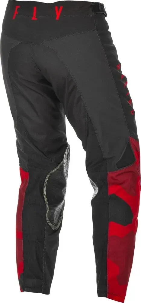 Fly Racing Kinetic K221 MX Pants - Red/Black, Size 18 - Durable & Race-Ready