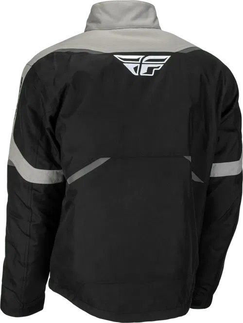Fly Racing Outpost Jacket - Grey/Black, Small | Snowmobile Warmth & Windproof