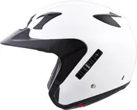 Scorpion Exo-Ct220 Open-Face Helmet Gloss White Xs