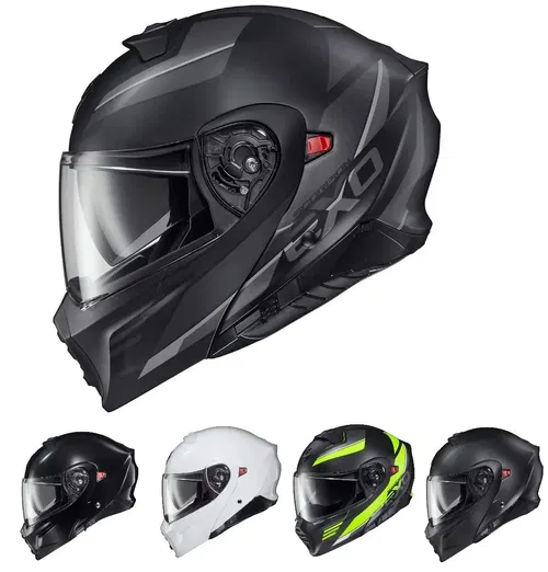 ScorpionEXO GT930 Dual Open Full Face Transformer Motorcycle Helmet Bluetooth