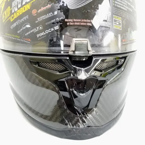 Scorpion Exo-R1 Air Full Face Helmet (Carbon Gloss Black, X-Large)