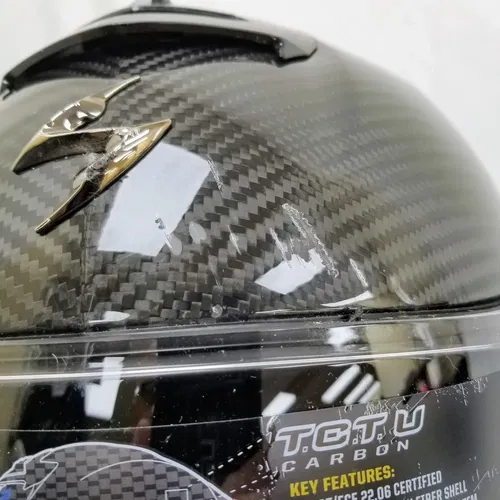 Scorpion Exo-R1 Air Full Face Helmet (Carbon Gloss Black, X-Large)