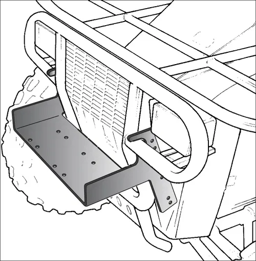 KFI #100630 Polaris Generation 2 Utility Winch Mount