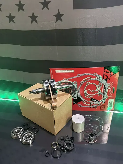 14-21 Kawasaki KX 85 Engine Motor Rebuild Kit Crankshaft Piston Bearings Gaskets