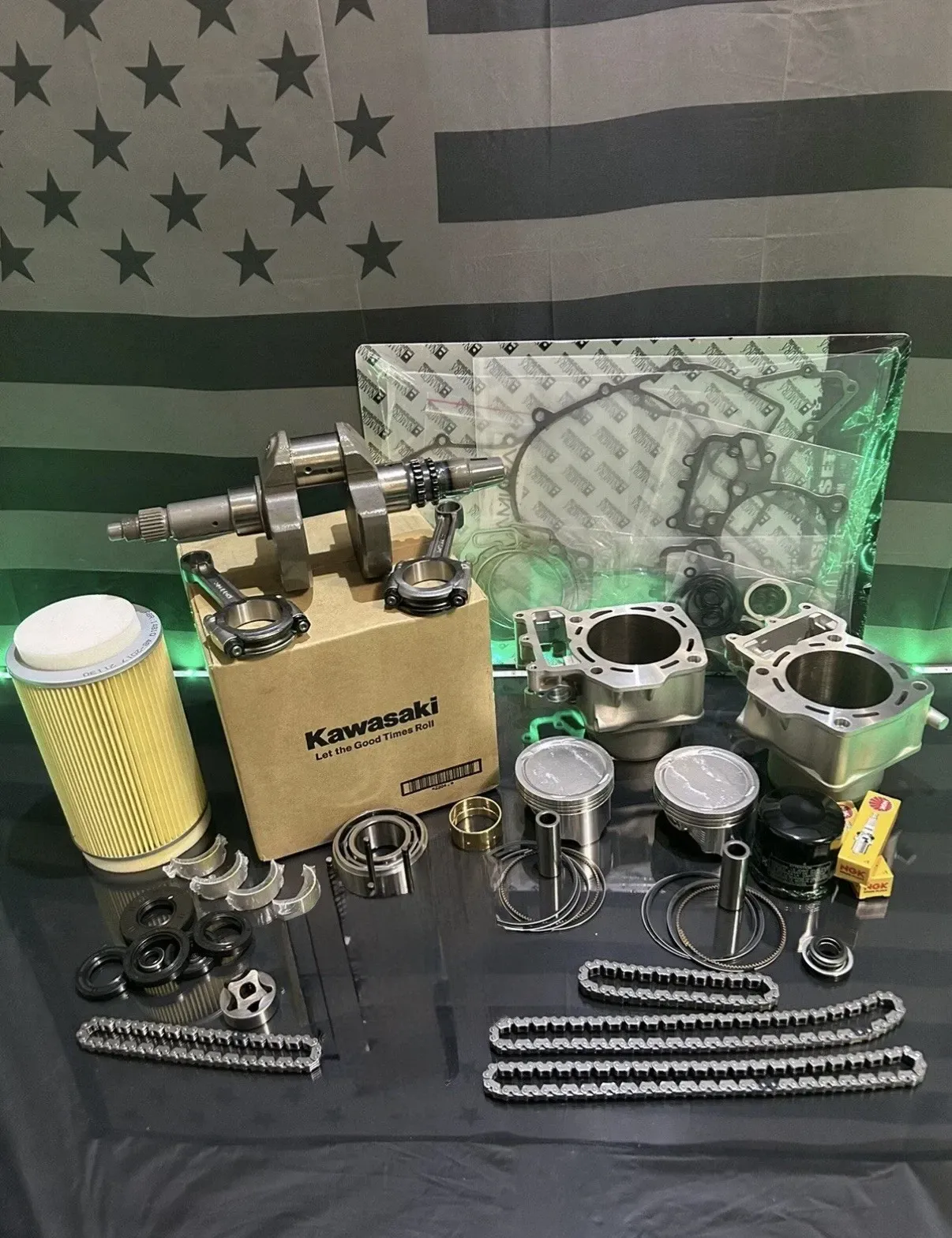 Kawasaki Teryx LE 4 800 Complete Engine Motor Rebuild Kit - Without Valves