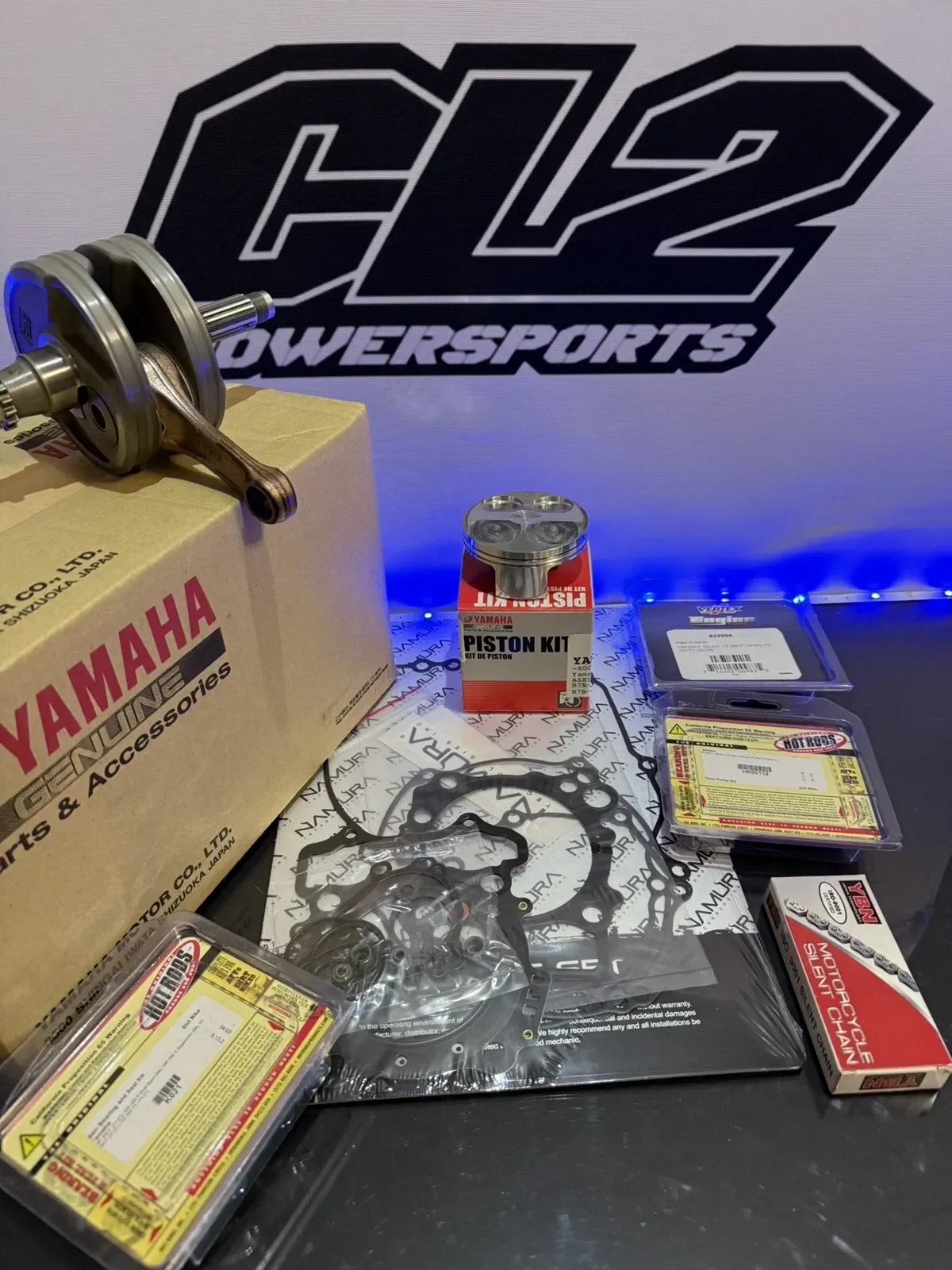 2019-2023 Yamaha YZ250F WR250F YZ250FX Engine Motor Rebuild Kit - Crank Piston