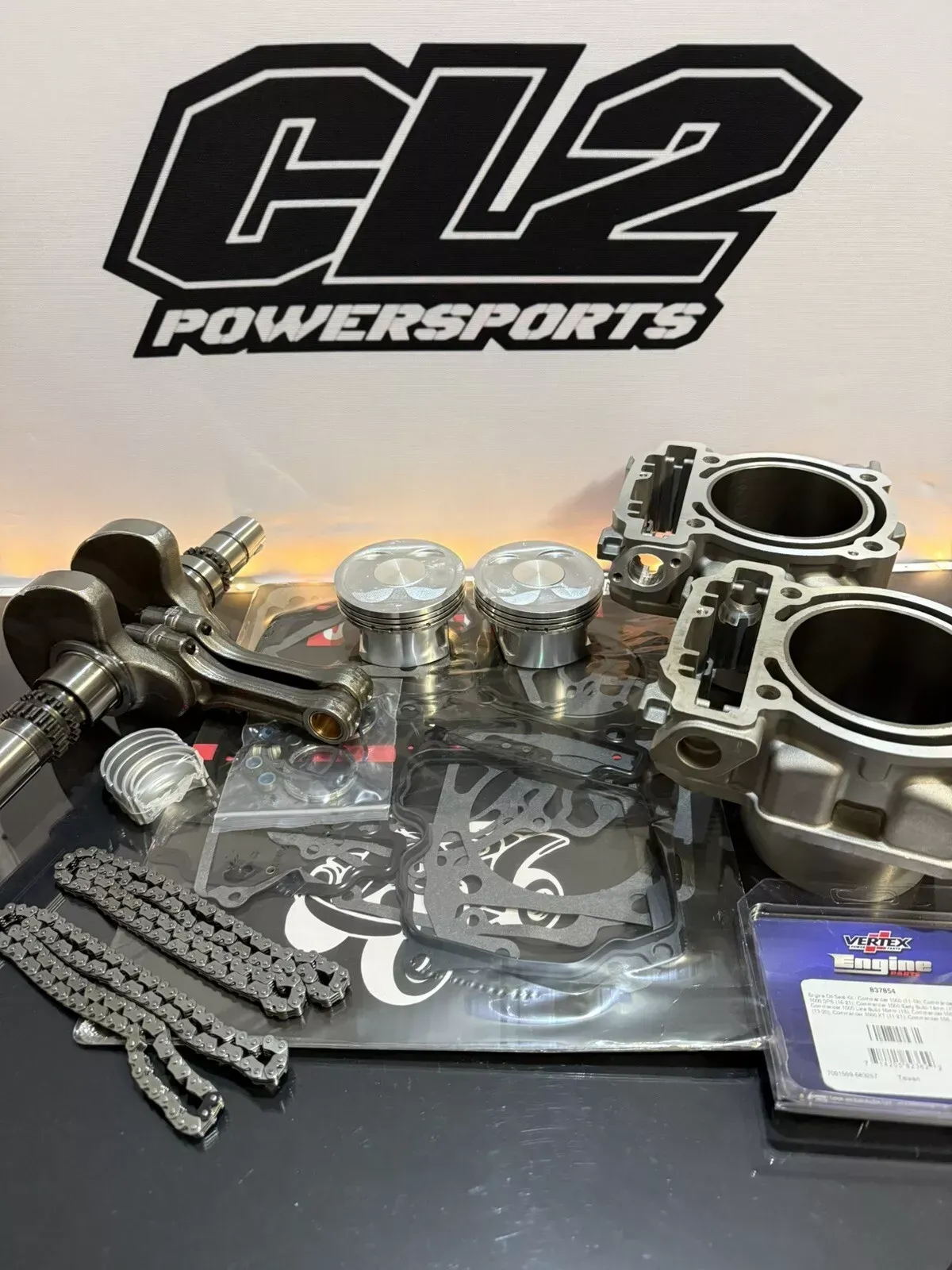 2012-2024 Can-Am Outlander 1000 Engine Motor Rebuild Kit - Crank Piston Cylinder