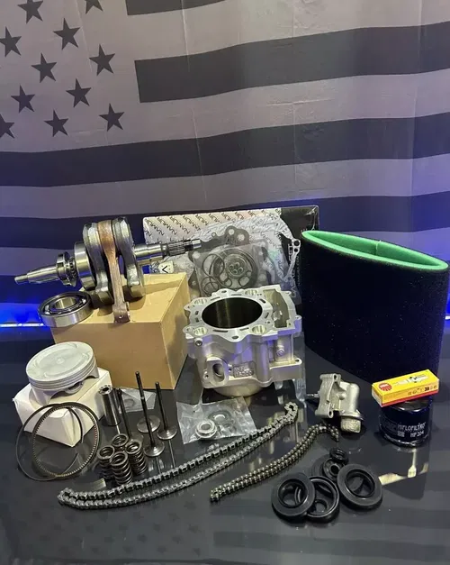 19-25 Yamaha Grizzly Kodiak 700 Engine Rebuild Kit + Transmission Bearings