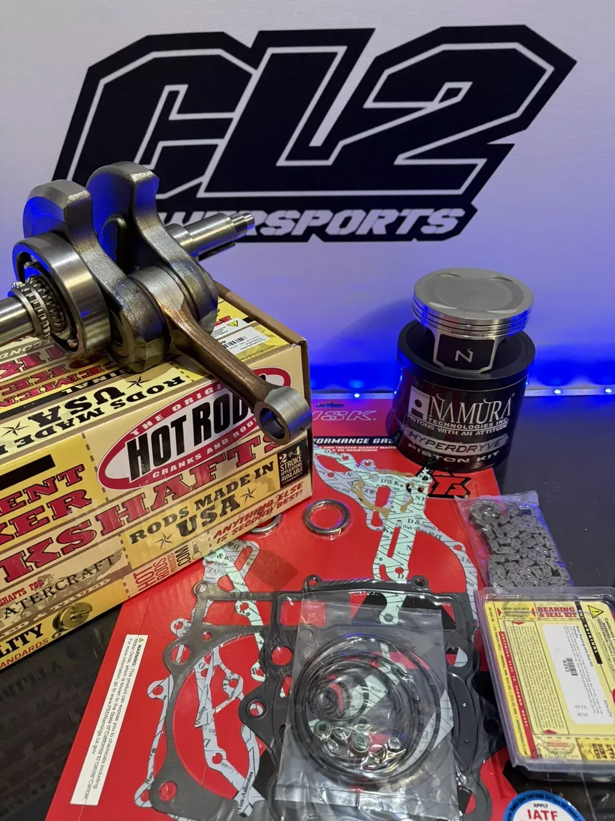 2006-2014 Yamaha Raptor 700 Engine Motor Rebuild Kit - Crankshaft Piston