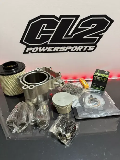 17-22 Polaris Ranger 500 Top End Rebuild Kit - Cylinder Piston Valves Gaskets