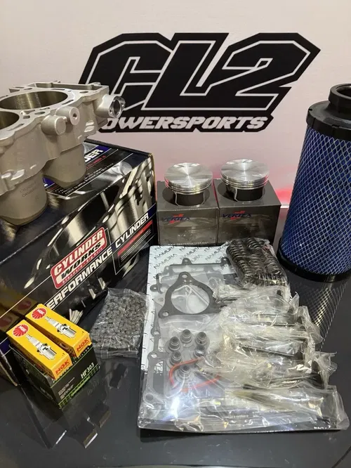 Polaris RZR Turbo S, R, Pro XP Top End Rebuild Kit - Piston Cylinder Valve