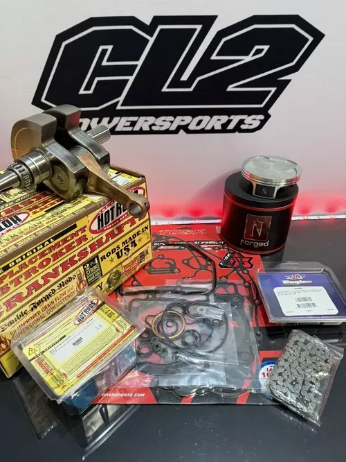 2017-2018 Honda CRF450R CRF450RX Rebuild Kit - Crankshaft Piston Bearings Gasket