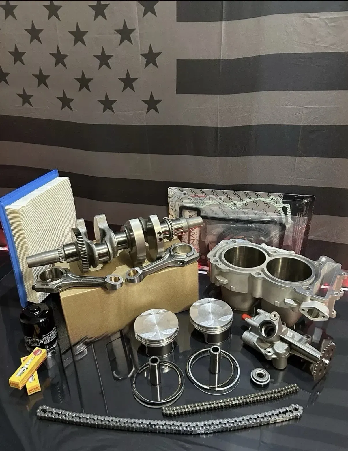 Polaris 2017-2019 Ranger 900 Complete Engine Motor Rebuild Kit - Without Valves